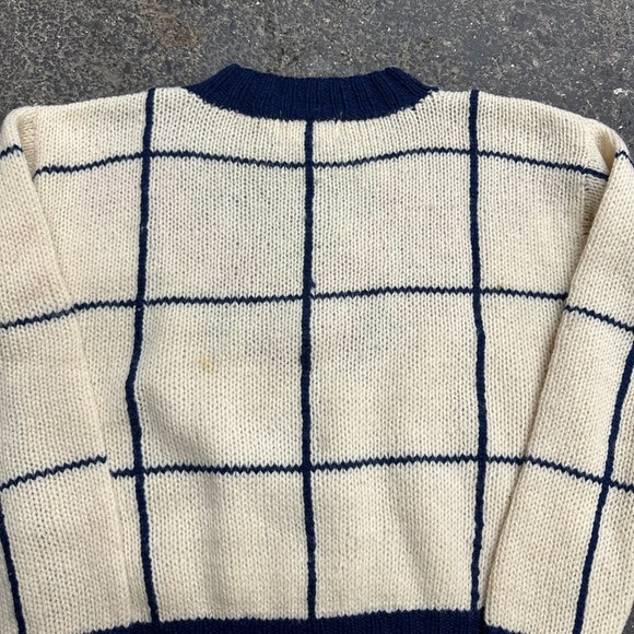 The Eagles Eye Knit Shetland Wool Vintage Sweater Women’s Medium Apple Tree - Picture 6 of 8